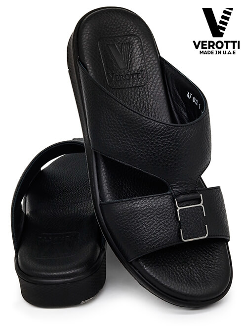 Verotti [X65] ACB03 Full Black Gents Sandal