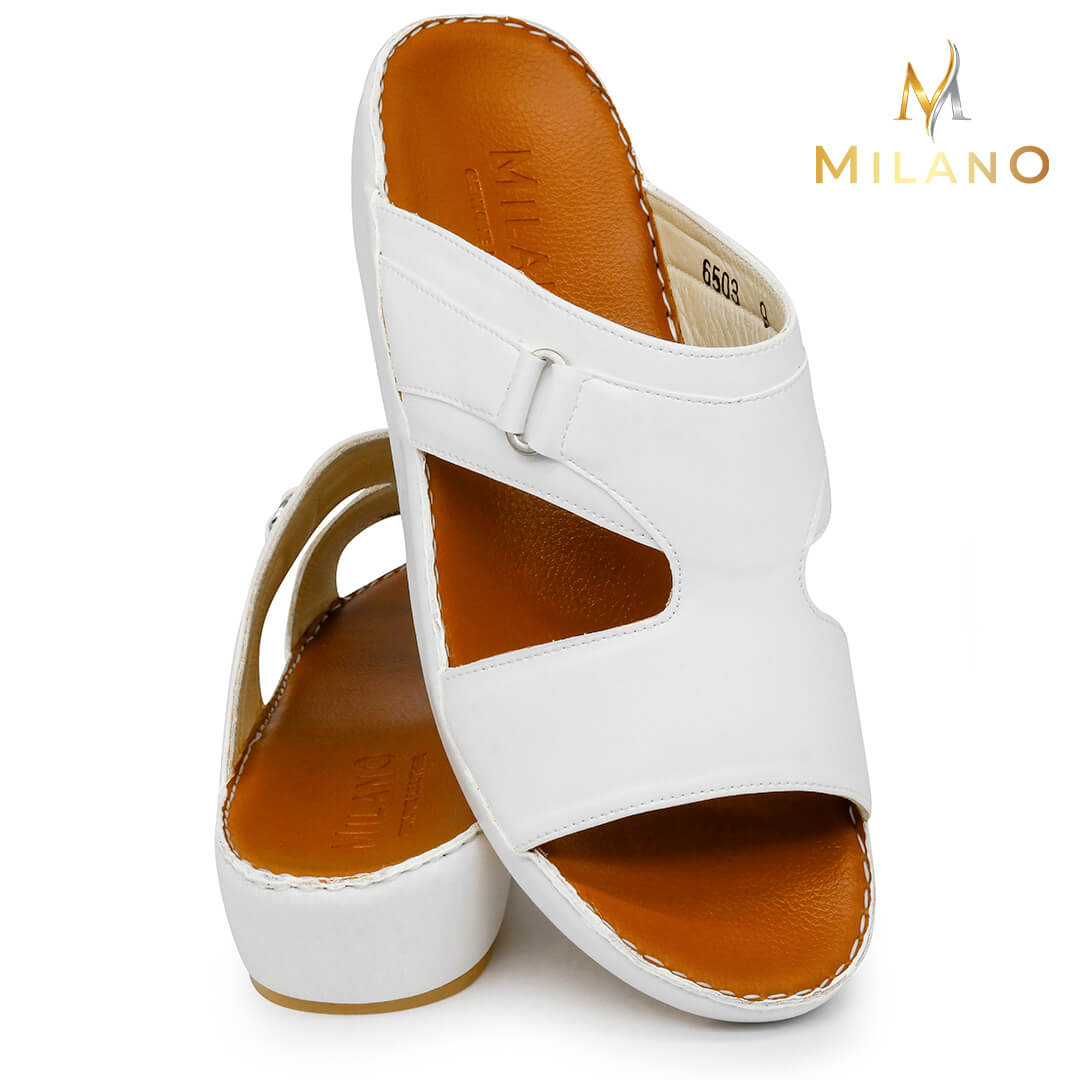 Milano-[W24]-6503-White-Tan-Gents-Sandal-40