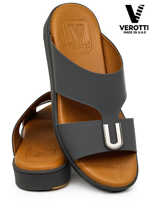 Verotti [X73] VT102 Gray Tan Gents Sandal