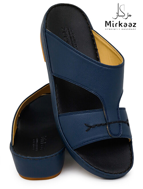 Mirkaaz [M170] 2902 Navy Blue Black Gents Sandal