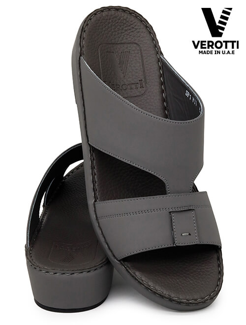 Verotti [X82] SP1 V11 Full Dark Gray Gents Sandal