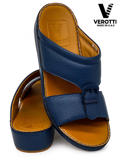 Verotti [X86] SP1 V3 Navy Blue Tan Gents Sandal