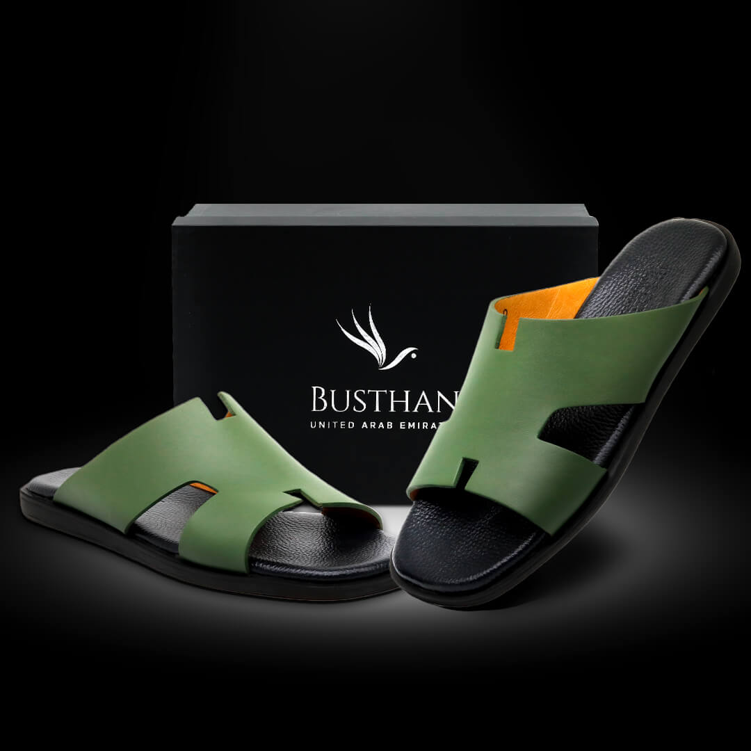 Busthan-Izmir-09-[H39]-Green-Black-Gents-Sandal-40