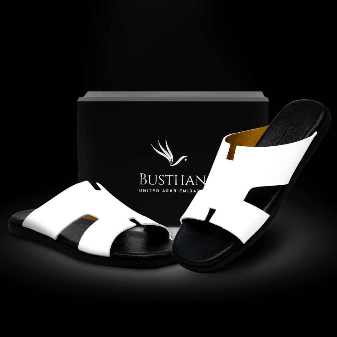 Busthan-Izmir-09-[H41]-White-Black-Gents-Sandal-40