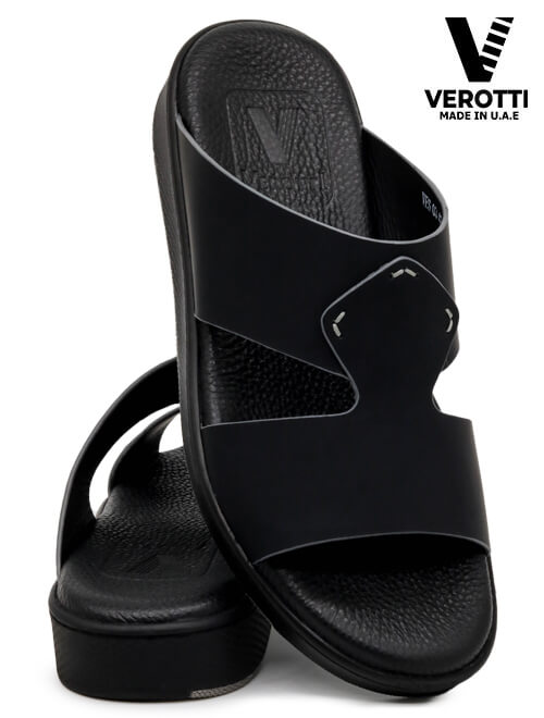 Verotti-[X121]-VES03-Full-Black-Gents-Sandal-40