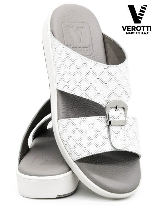 Verotti [X132] VES11 White Gray Gents Sandal