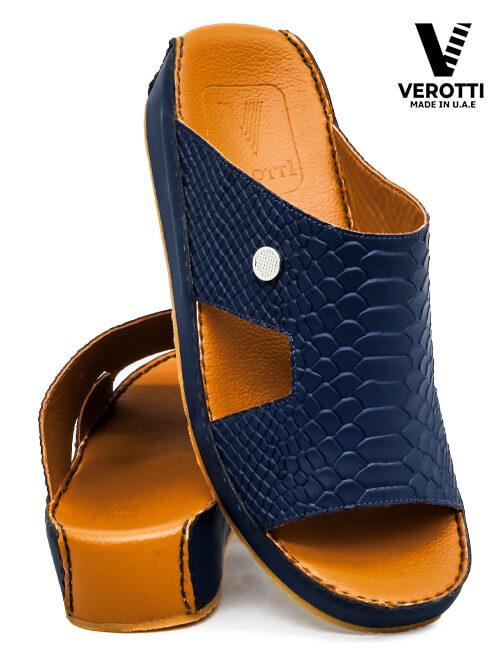 Verotti [X137] VAR01 Blue Tan Gents Sandal