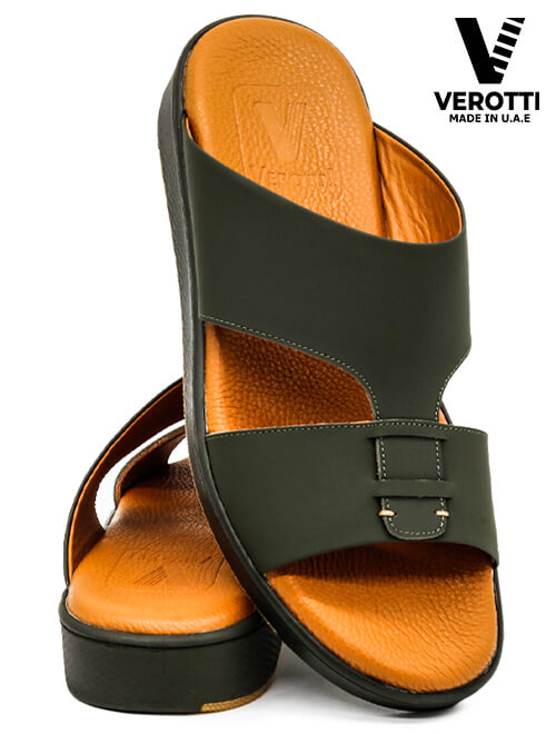 Verotti-[X140]-VES10-Green-Tan-Gents-Sandal-40