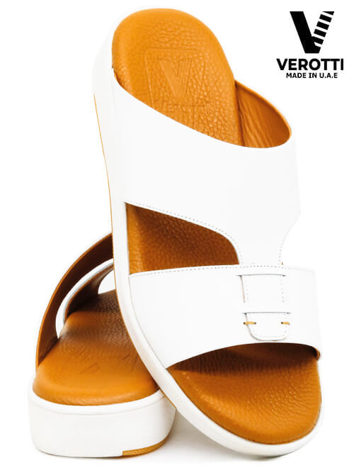 Verotti [X142] VES10 White Tan Gents Sandal